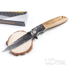 Chong Ming CM77 fast opening folding knife 3D pattern UD405266